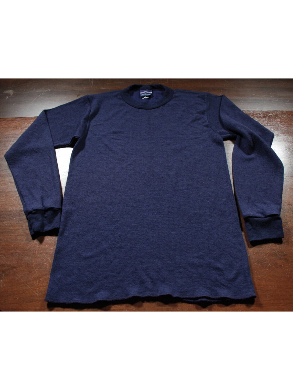 Vintage Medalist Men's M Long Sleeve Shirt Thermal Blue